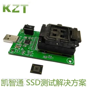 EMMC169翻盖弹片转USB测试座 eMMCic读取器 字库编程器