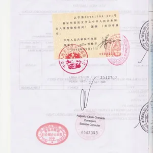 阿根廷使馆认证