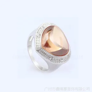 高端925纯银饰品 韩版心形手饰 女式戒指 广州鑫博蕙厂家定制 银