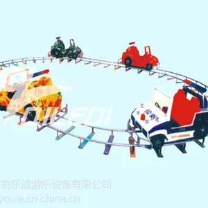 110追逐车儿童趣味轨道车轨道小火车公园广场室内外游乐场设施