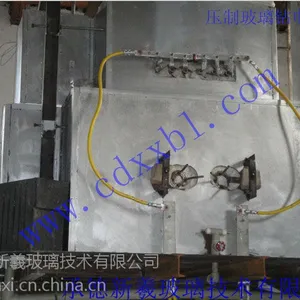 设计建造1.5吨压制玻璃钻电熔炉