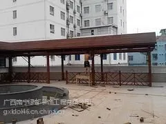 广西防腐木长廊价格|防腐木长廊供货商