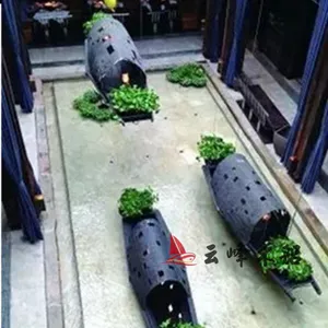 云峰供应装饰乌篷船 仿古木船 复古工艺品