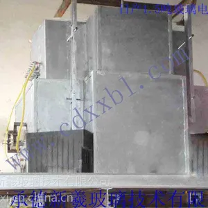 设计建造1.5吨玻璃钻(玻璃珠)电熔炉