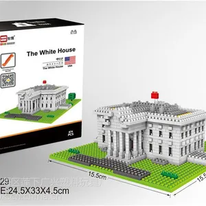【厂家直销】智鹰/Wisehawk 正品微型钻石积木建筑 汉白宫2329