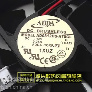 原装ADDA 8cm8厘米8025 DC12V 0.15A AD0812MB-A70GL静音电源风扇