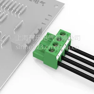 有乐品牌pcb插拔式接线端子4p接插件90度弯插5.08mm绿色环保阻燃UL认证厂家直销批发***