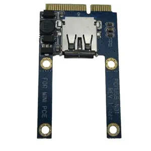 供应Mini PCI-e转USB2.0转接卡 扩展卡