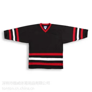 NHL冰球服制造商个性热升华冰球服定制专业冰球服工厂定制
