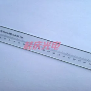桂庆光电0-200mm玻璃线纹尺二次元投影仪校正尺 标准尺