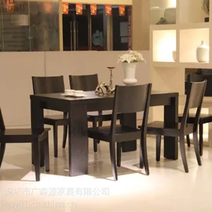 广森源实木酒店餐桌批发,实木酒店餐椅订做