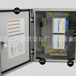 1分64光分路器箱 1比64光缆分光分纤箱【优质钣金】