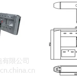 宇安机电厂家成产小区斜面摆闸定制批发