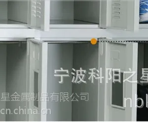 宁波鄞州九门铁皮更衣柜 钢制更衣柜简约时尚 员工宿舍储物柜
