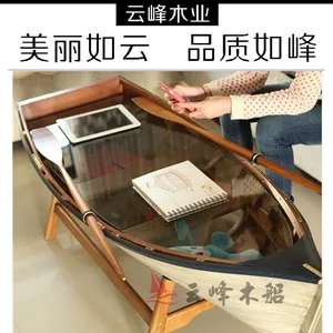 云峰厂家供应3米欧式船 装饰船家居船型 茶几摆件
