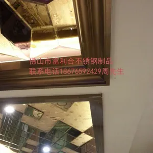 不锈钢装饰线条厂家 玫瑰金弧形线条