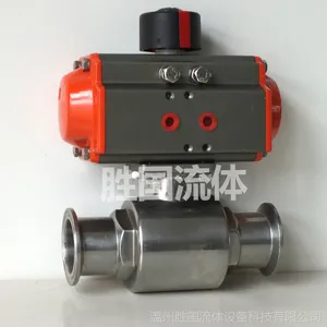 供应Q681F快装气动球阀,气动卡箍球阀,不锈钢卫生级气动球阀
