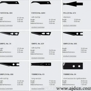 martor去毛刺、修边刀片Deburring Blades
