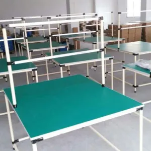 厂家定做各类规格型号精益管线棒工作台 防静电工作桌