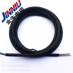 供应欧洲照明灯饰常用橡胶线2*0.75MM2