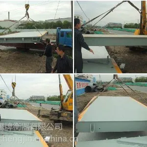 六盘水地磅尺寸(100吨地磅)多少钱