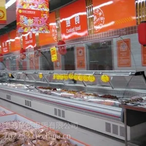 供应上海欣蒙鲜肉柜 生鲜柜 熟食柜 展示柜 冷柜 熟食柜多少钱