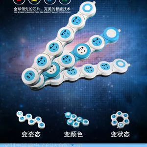 迪途新款创意变形插座 1.8米电线接线排插