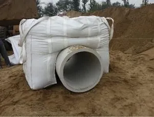 Pipeline set-on bag weights