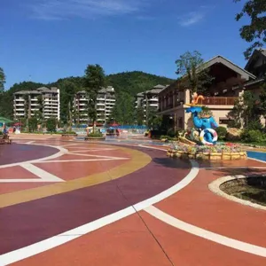 彩绘石地坪专家——广州地石丽