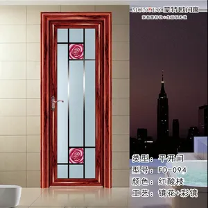 蒙特欧门窗 生产供应铝合金隔音卫生间门 厨房平开门