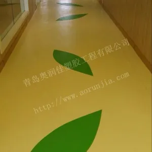幼儿园塑胶地板铺装-幼儿园地胶板