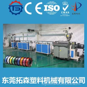 3D打印材料生产线 3D打印材料塑料挤出机 拓森单螺杆挤出机