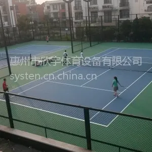 供应弹性丙烯酸篮球场施工，弹性丙烯酸网球场施工，3-5个厚丙烯酸球场工程