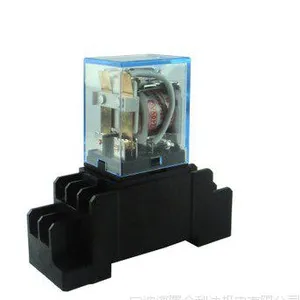 沪工 小型继电器 JQX-13F-2Z 10A AC220V 或 DC24V 带座PTF08A
