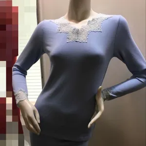 广州市男女士保暖内衣外穿型厂家加工贴牌 时尚保暖内衣不倒绒