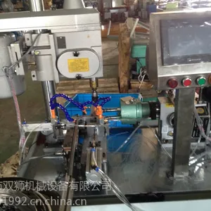 供应双狮全自动送料攻丝机钻孔机自动化非标订做带振动盘触摸屏控制