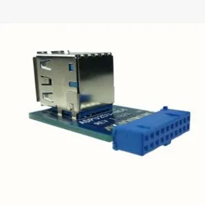 供应19pin/20pin转双usb3.0扩展卡 转接卡