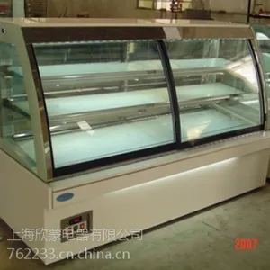 供应上海欣蒙克里斯汀蛋糕展示柜/天然紫罗红直角单层蛋糕柜/圆弧蛋糕柜 蛋糕柜价格