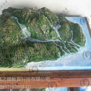 流水地貌模型