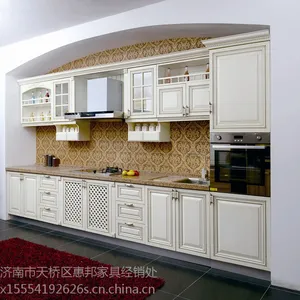 济南同城定制整体厨房,简欧吸塑,烤漆,双饰面,实木门板等