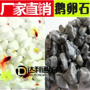 五彩石子 装饰石子 黄石子 抛光鹅卵石 河北达利通彩砂彩石厂