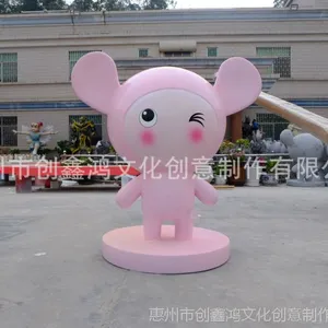 厂家直销和田玉卡通(卡通雕塑|卡通公仔制作|商业街卡通)