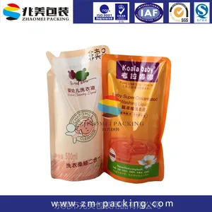 东莞供应兆美日化用品 洗衣液包装袋 洗衣液袋 带嘴