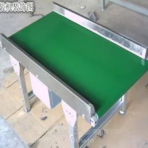 绿色橡胶专业定制PVC流水线挡板提升输送带传动带运输带工业皮带
