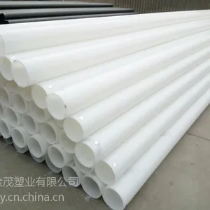 白色国标纯料PE管材山东金茂塑业生产厂家联系方式地址