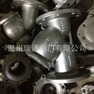 美标不锈钢法兰Y型过滤器