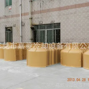 良讯玻璃钢冷却塔 东莞小型玻璃钢圆型冷却塔 CT8-1000T现货批发
