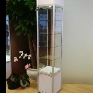天津精品展示柜图片水晶饰品展柜精品旋转柜