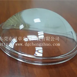 东莞诚卓光电厂家订做各规格光学玻璃透镜,非均与壁厚led透镜,透明圆玻璃罩