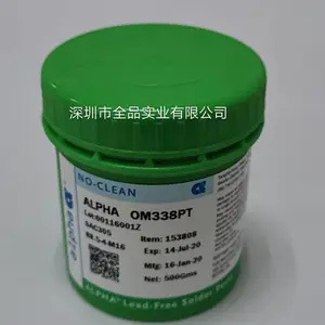 阿尔法锡膏OM350是专为精细间距印刷,贴放和回流应用而设计的免洗无铅锡膏